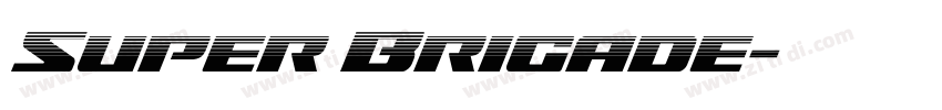 Super Brigade字体转换
